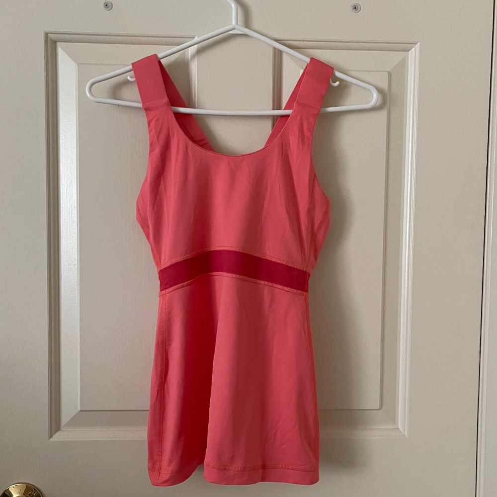 LULULEMON Peach Colored Workout Tank